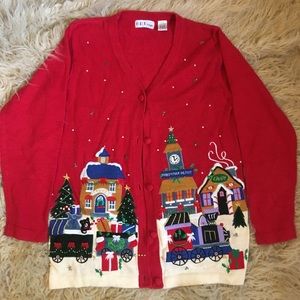 B.P. Design Christmas Cardigan